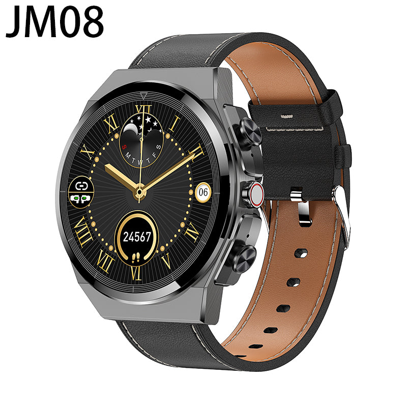 Premium Neue Smartwatch 400mAh Outdoor mit Kompass, Positionsbestimmung | NFC-Zugangskontrolle, IP68 Wasserdicht, Fitness und Gesundheit Smartwatch für Herren