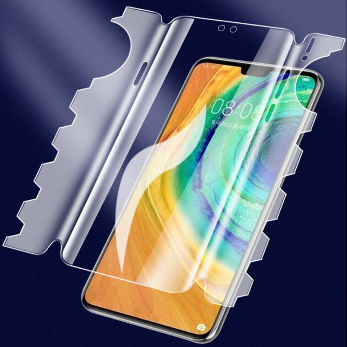 Premium Rückseiten-Gehärtetes Glas für Hochwertige Schutzglasfolie für Smartphone, Laptop, Tablet, PC, Apple iPhone, iPad, MacBook, iOS, Android, Samsung