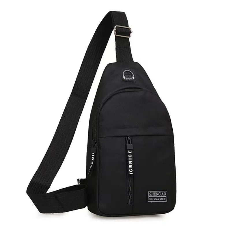 Hochwertige Neue Multifunktions-Brusttasche 2024: Herrenmode Trend aus Oxford Stoff, koreanischer Stil, Lässig und Wasserdicht  MacBook Air/Pro/M3/M2/M1: 16,14,13-inch | 2024/2023/2022/2020 Series