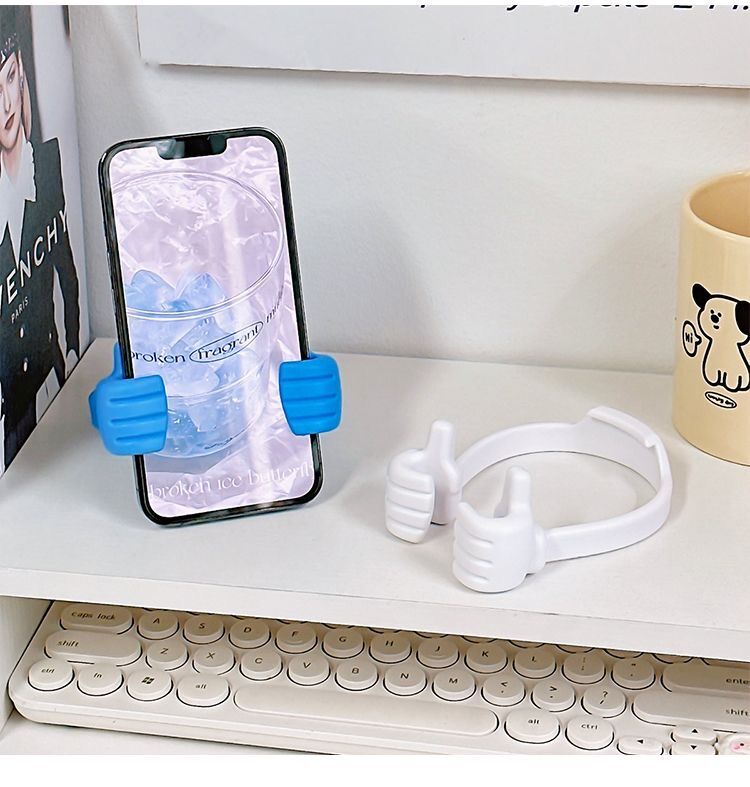 Luxury 'Thumbs Up' Design Smartphone Holder: Colorful, Compatible with Smartphones, Apple iPhone, Samsung, iOS & Android, iPad, Tablet – Desk Stand | Limited Edition