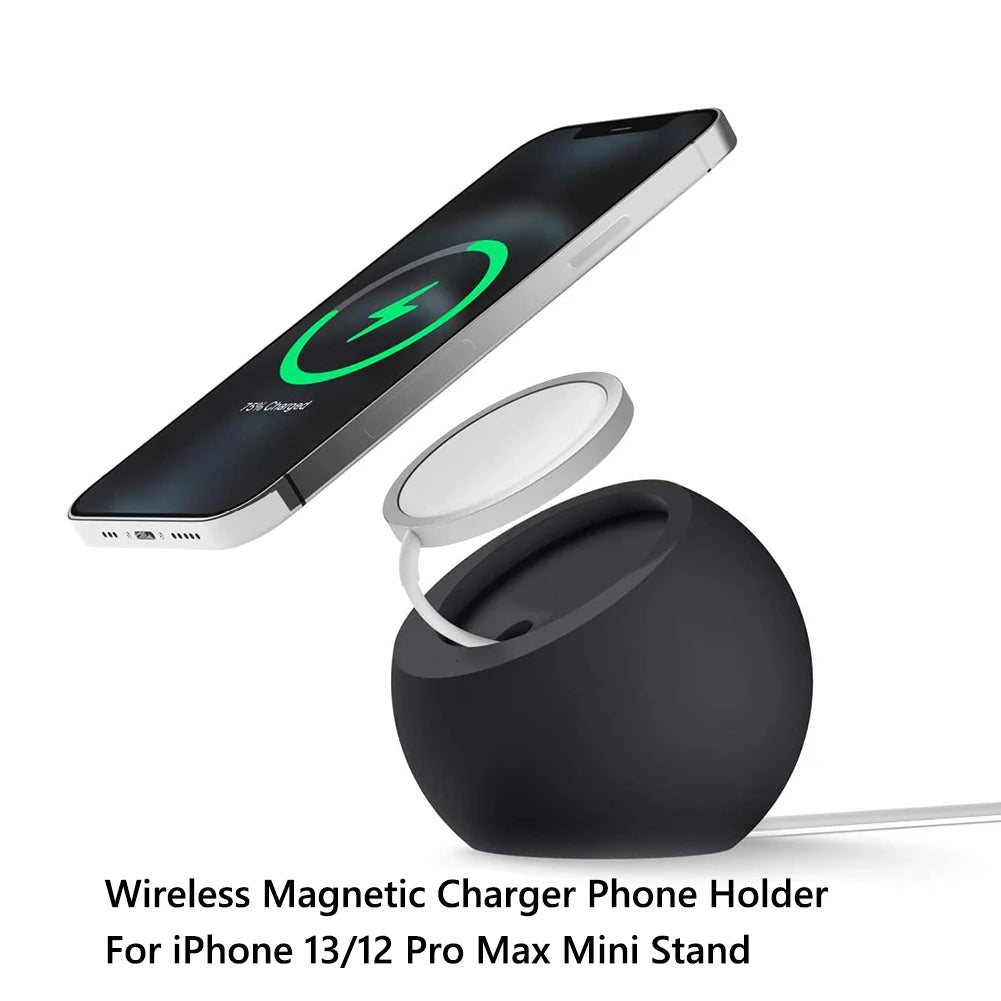 Magnetische 15W Induktions-USB-Ladegerät Schnellladestation | für Smartphones, Apple iPhone, Samsung, iOS & Android Apple Watch, AirPods | Wireless Fast Charging Dockingstation