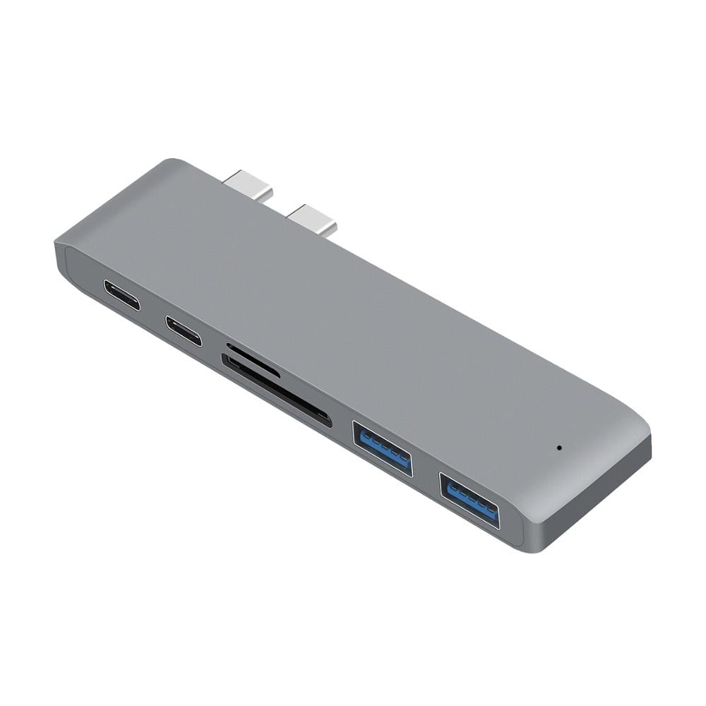 Premium USB-C Hub mit HDMI 4K Adapter & Thunderbolt 3: USB 3.1 Typ-C zu 3.0 Hub - Erweiterte Konnektivität für Macbook Air/Pro/M3/M2/M1: 16,14,13-inch | 2024/2023/2022/2020 Series  Chips