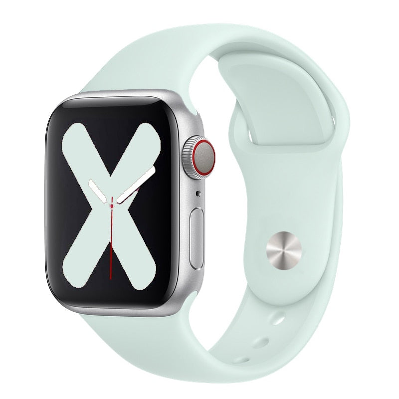 Silikon-Loop-Band Apple Watch Premium Handgelenkriemen | Colorful Pride Edition Armbandriemen | Bequem, Stilvoll.