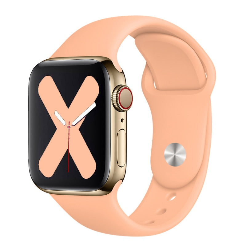 Silikon-Loop-Band Apple Watch Premium Handgelenkriemen | Colorful Pride Edition Armbandriemen | Bequem, Stilvoll.