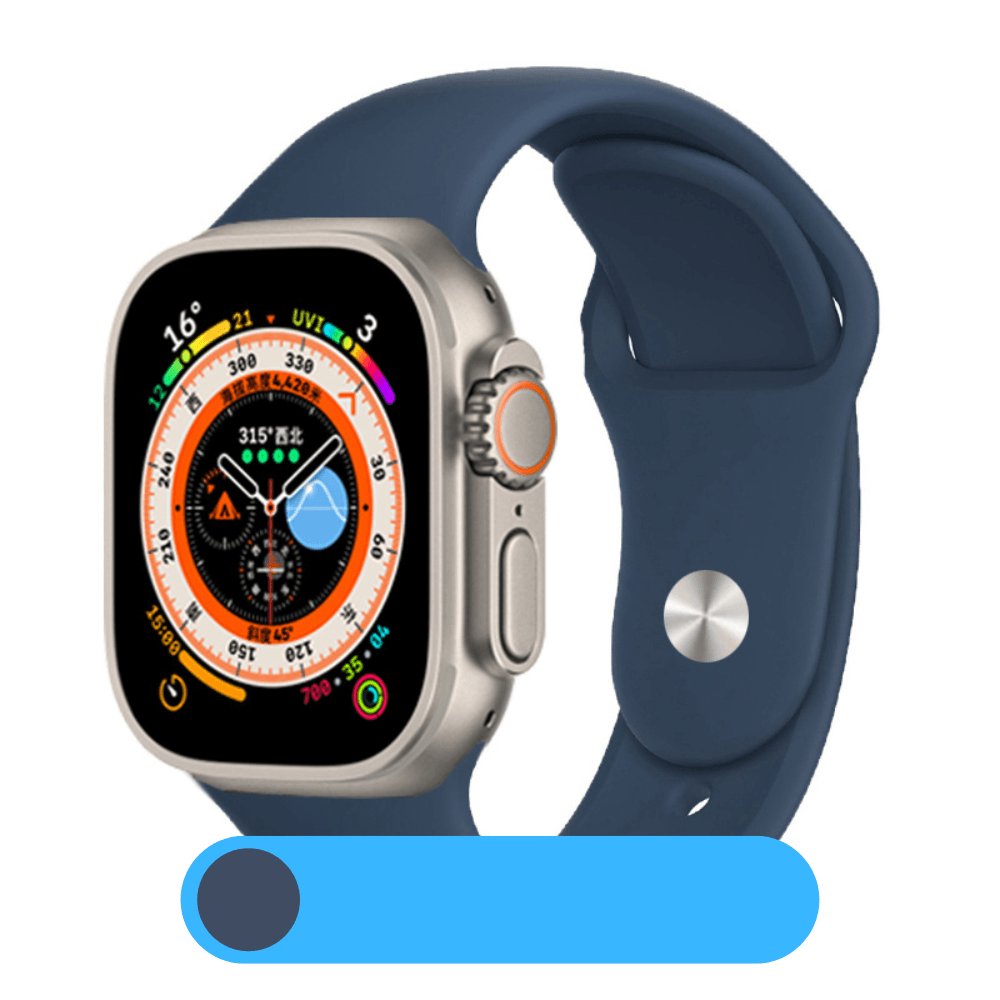 Hochwertiges Silikon-Loop-Band für die Apple Watch | Gummisport-Armband | Kompatibel mit der iWatch-Serie - Phone Heaven Zone